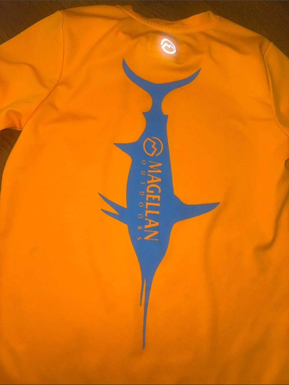 Magellan Outdoors kids  Performance Fish Gear Shirt - Bright Orange